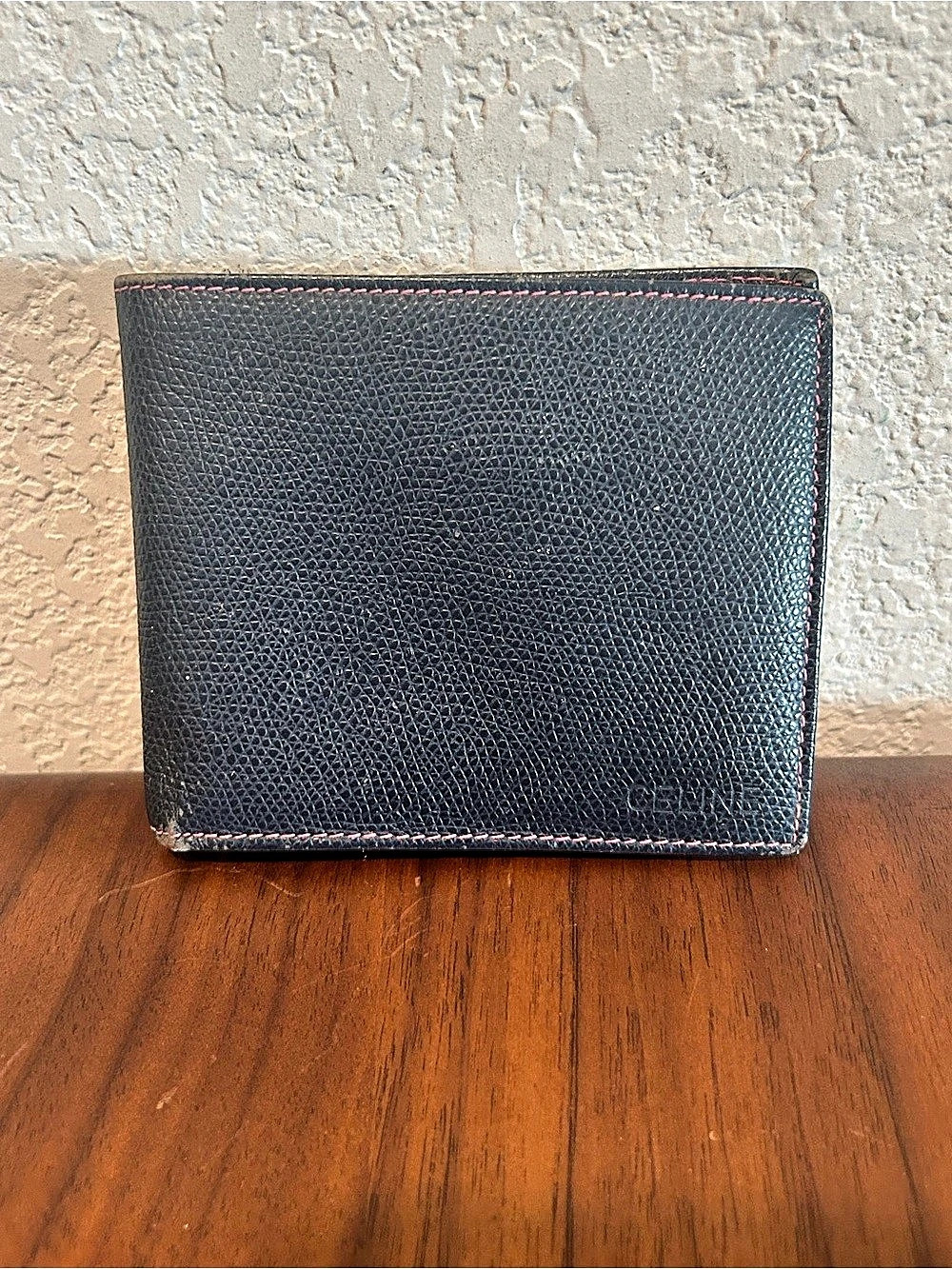 Celine Navy & Pink Leather Wallet